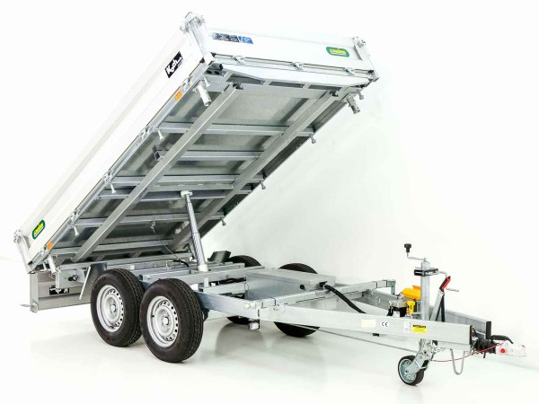 Unsinn Dreiseitenkipper UDK Profi 175x306cm 2,6t|E-Pumpe|Rampentunnel