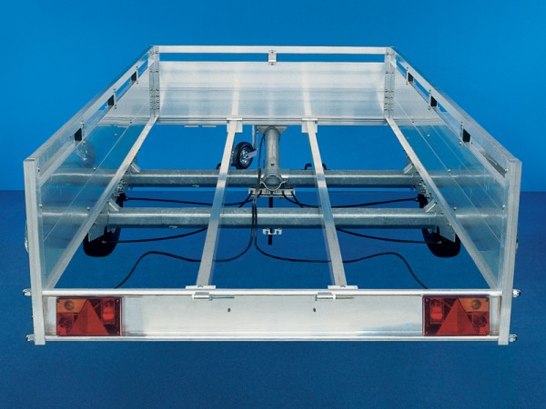 Unterzug 3,5 m Alu 80x40x2mm für Gebremst