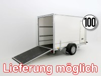 Blyss Kofferanhänger 146x304cm Höhe:180cm 1,3t|Rampe|Tür Blyss Kofferanhänger 146x304cm Höhe:180cm 1,3t|Rampe|Tür