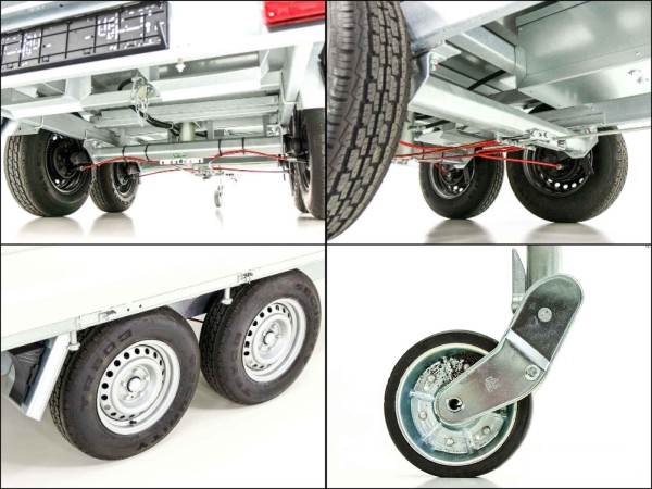 Unsinn Dreiseitenkipper UDK Profi 175x306cm 2,6t|E-Pumpe|Rampentunnel