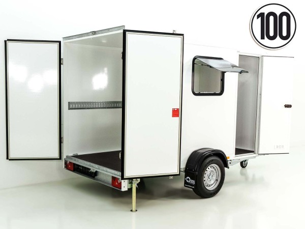 Blyss Premium Kofferanhänger 159x305cm Höhe:180cm 1,3t|Tür|Fenster rechts