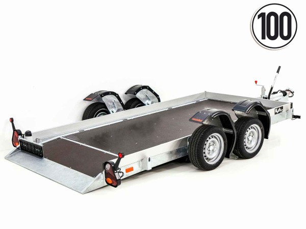 Vezeko Absenkanhänger Tandem 162x345cm 3,5t|E Pumpe