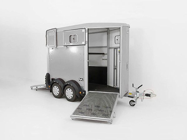 Ifor Williams Pferdeanhänger HB403|1,5er|silber