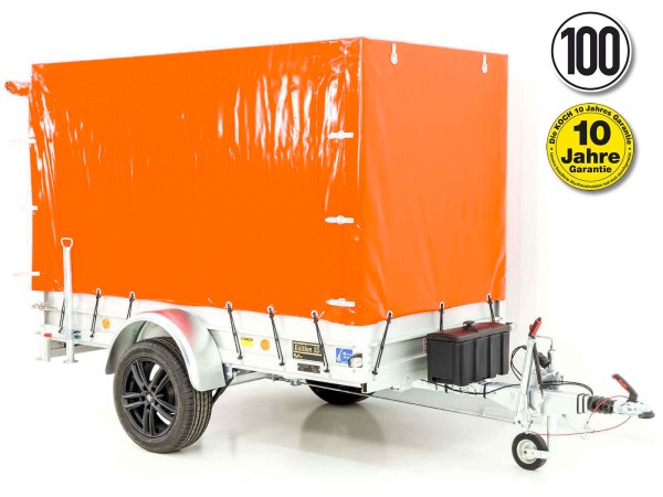 Koch-Anhänger "Edition 35" 125x250cm 1300kg|Typ 4.13|Hochplane 160cm - Orange
